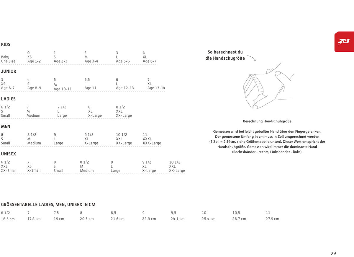 Zanier Street Heat ZB Skihandschuhe schwarz Größe XXL Resale