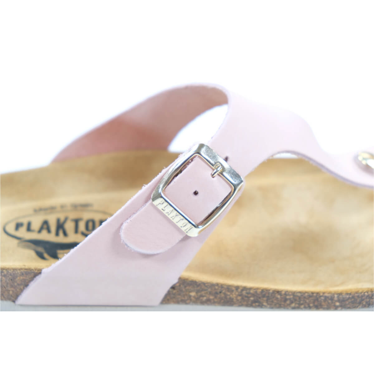 Plakton Bolero Nobuck 2 Damen Leder Zehenstegsandale rosa