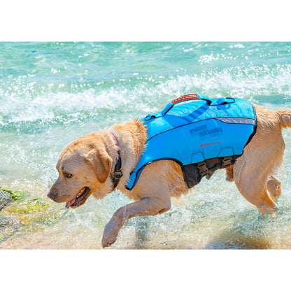 Aquatone Pawsome Hunde Schwimmweste mit Griff blau
