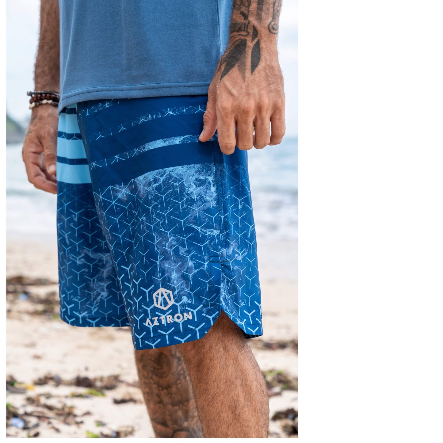 Aztron Space 18 Boardshorts blau