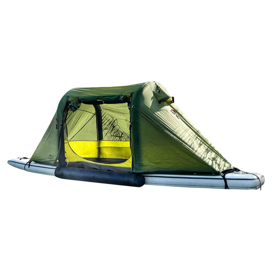 Bajao Cabin Tunnelzelt SUP Zelt grün für SUP ab 11'6" bis 14"