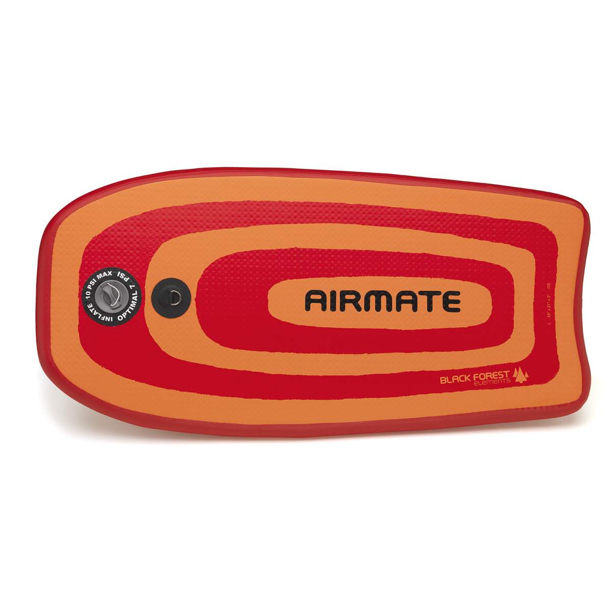 Black Forest Elements Airmate Inflatable Bodyboard Set - L