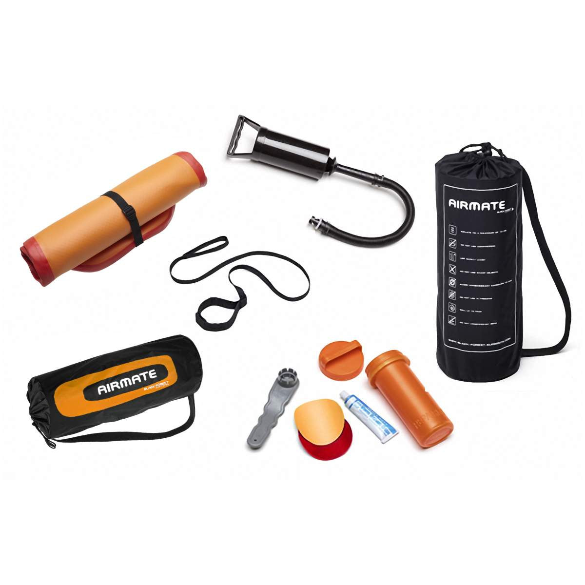 Black Forest Elements Airmate Inflatable Bodyboard Set - L