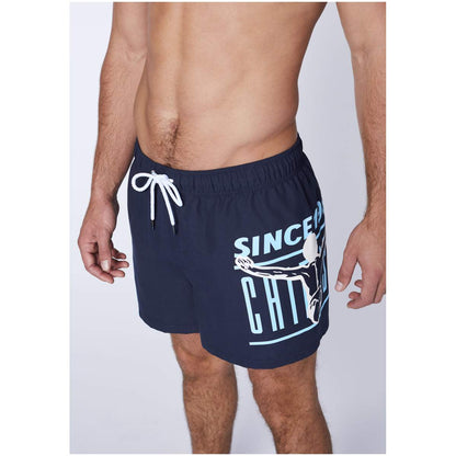 Chiemsee Tiger Shark Bade Shorts blau