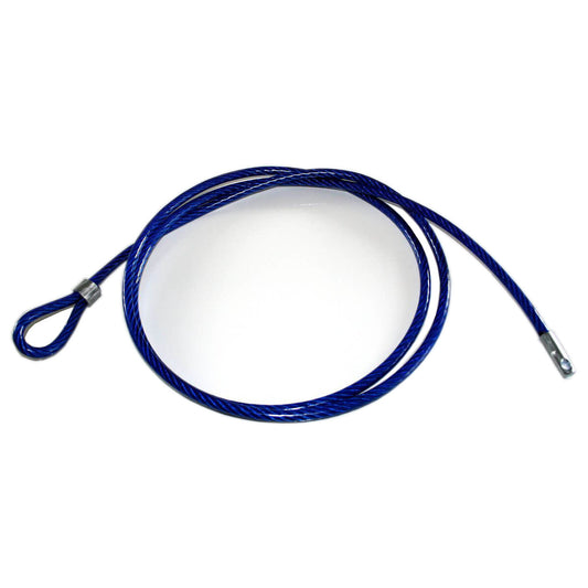 Eckla Diebstahl Sicherungsseil 2,5 Meter blau