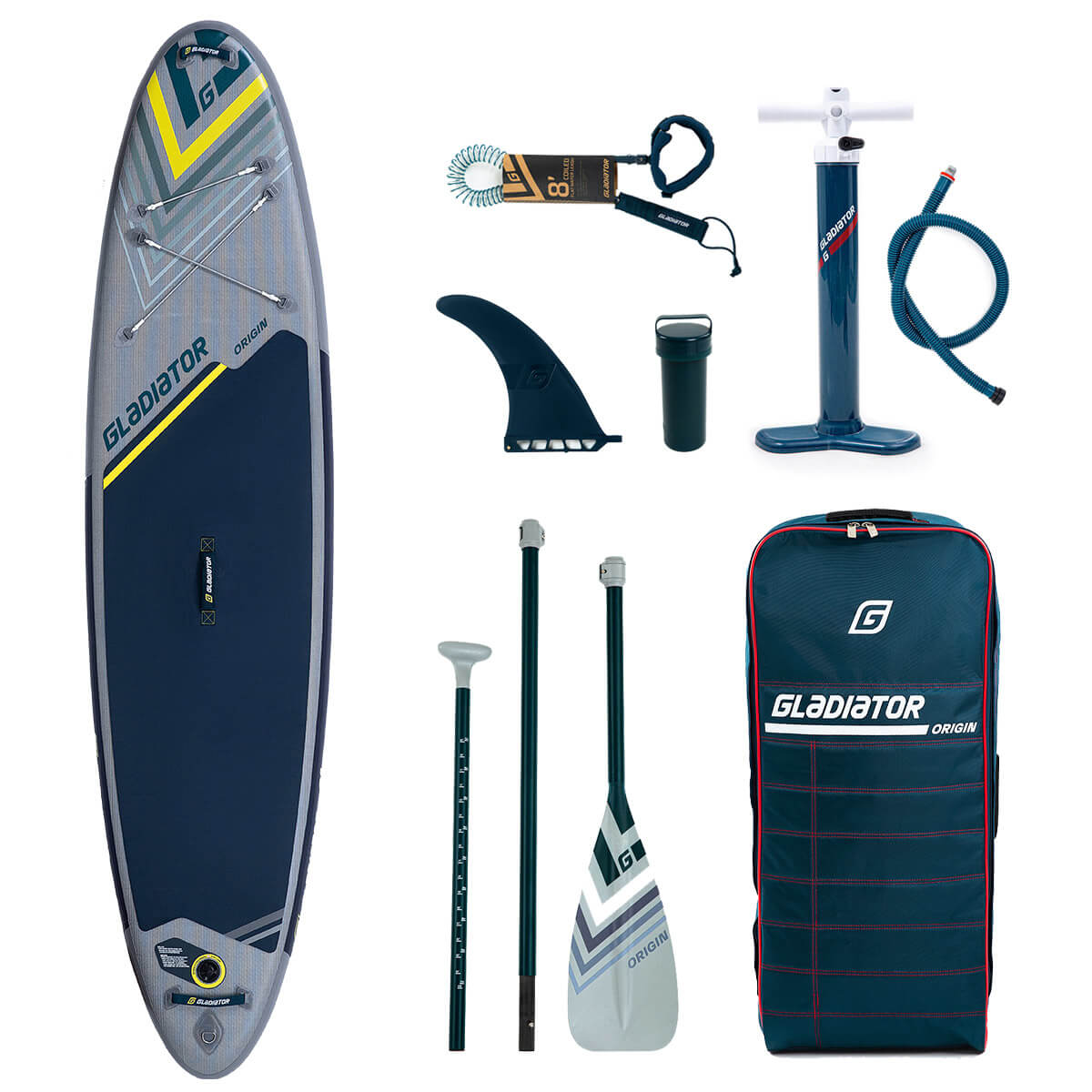 Gladiator Origin 9'6" x 28" Kids SUP Board Set 2024
