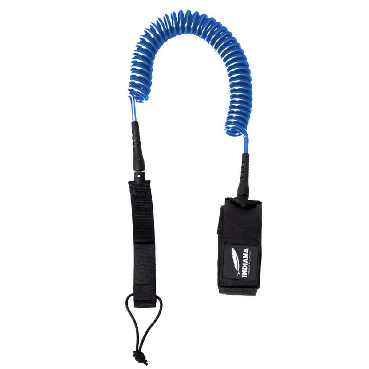 Indiana Coil Leash SUP Sicherheitsleine blau