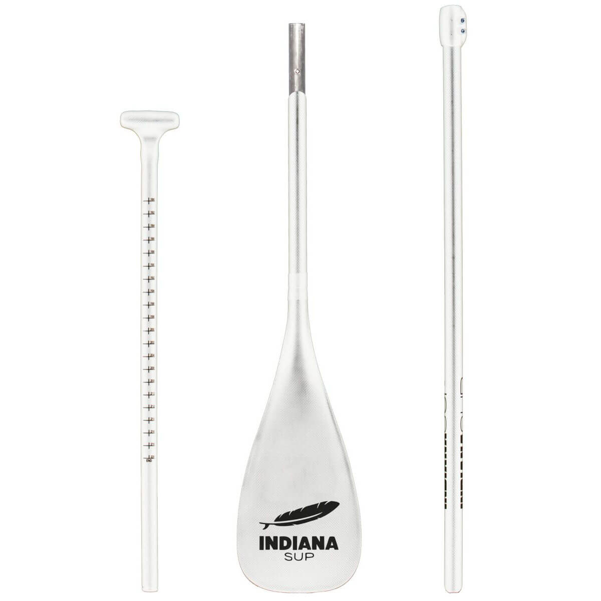 Indiana Carbon Telescope WHITE Paddel 3-teilig mit Tasche
