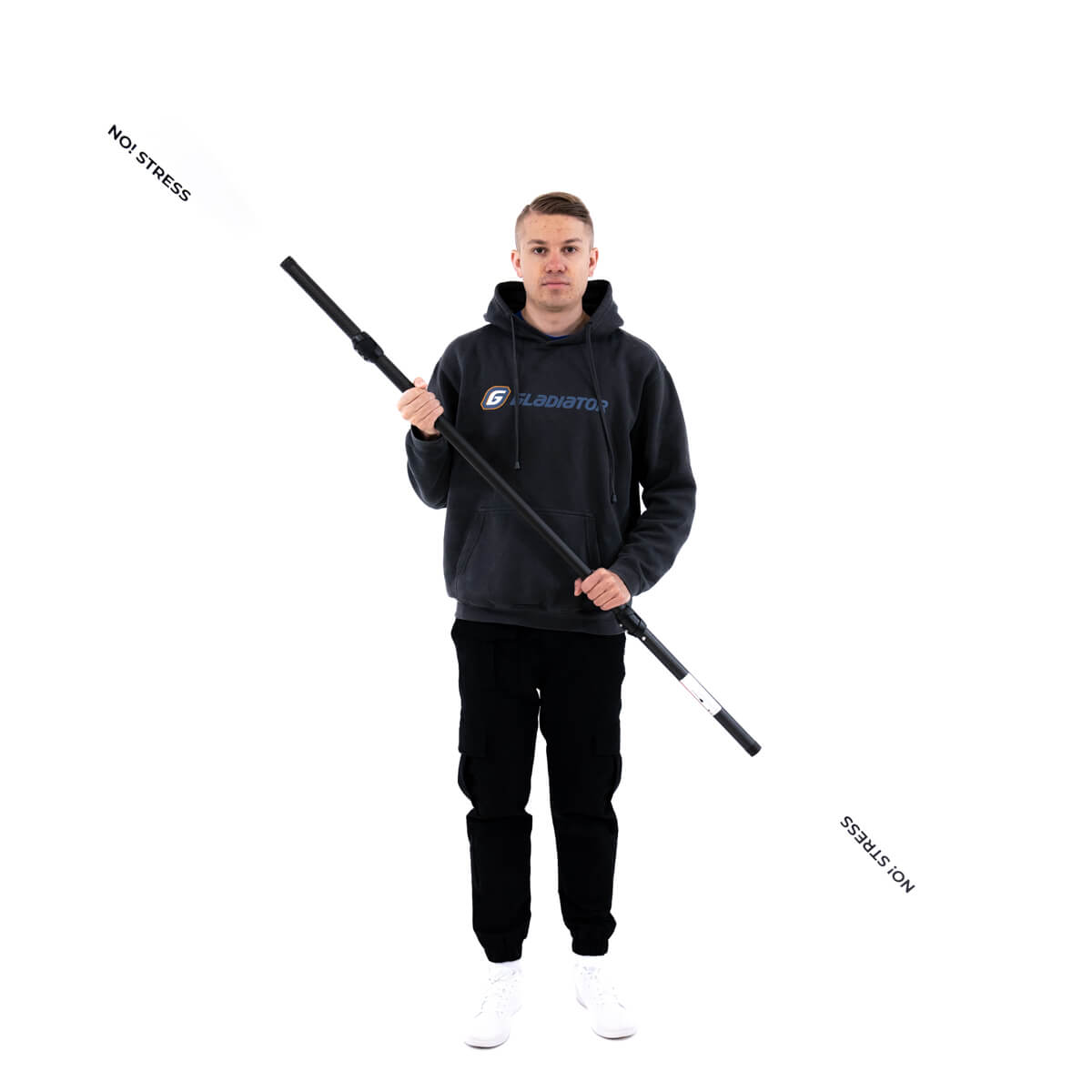 No Stress Carbon Hybrid SUP und Kajakpaddel 4-teilig