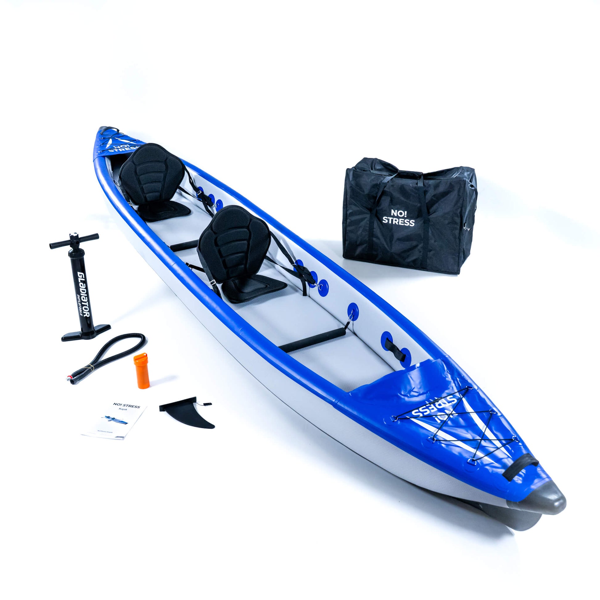 No Stress Kajak Set 420cm für 2 Personen 2025