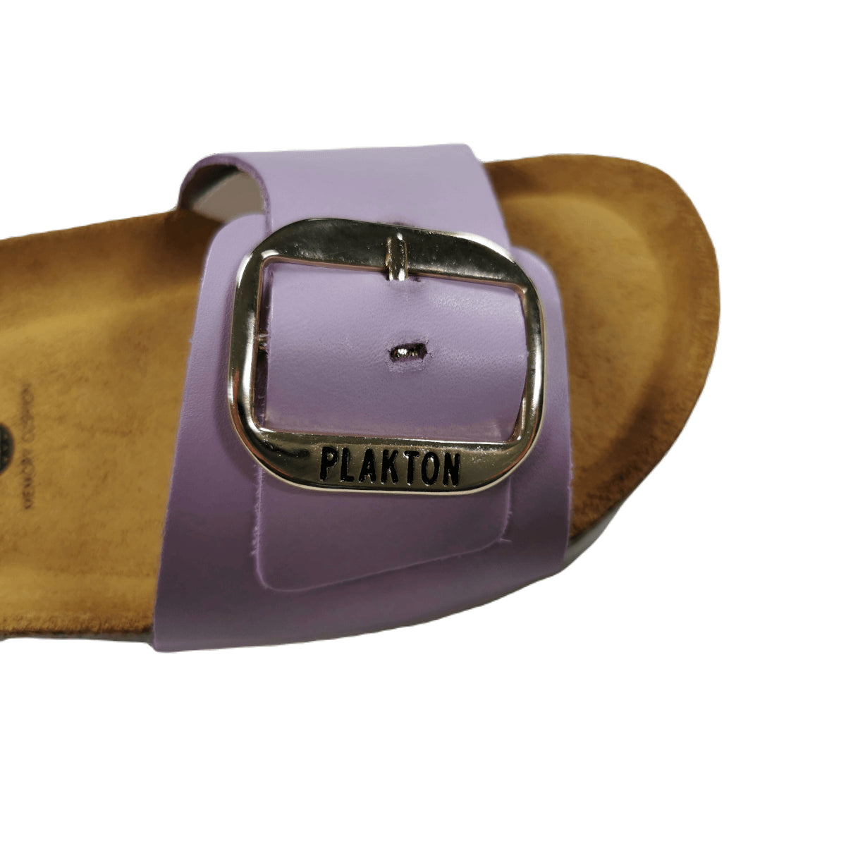 Plakton Bis 3 Vaquetilla Damen Leder Pantolette Sandalette lila