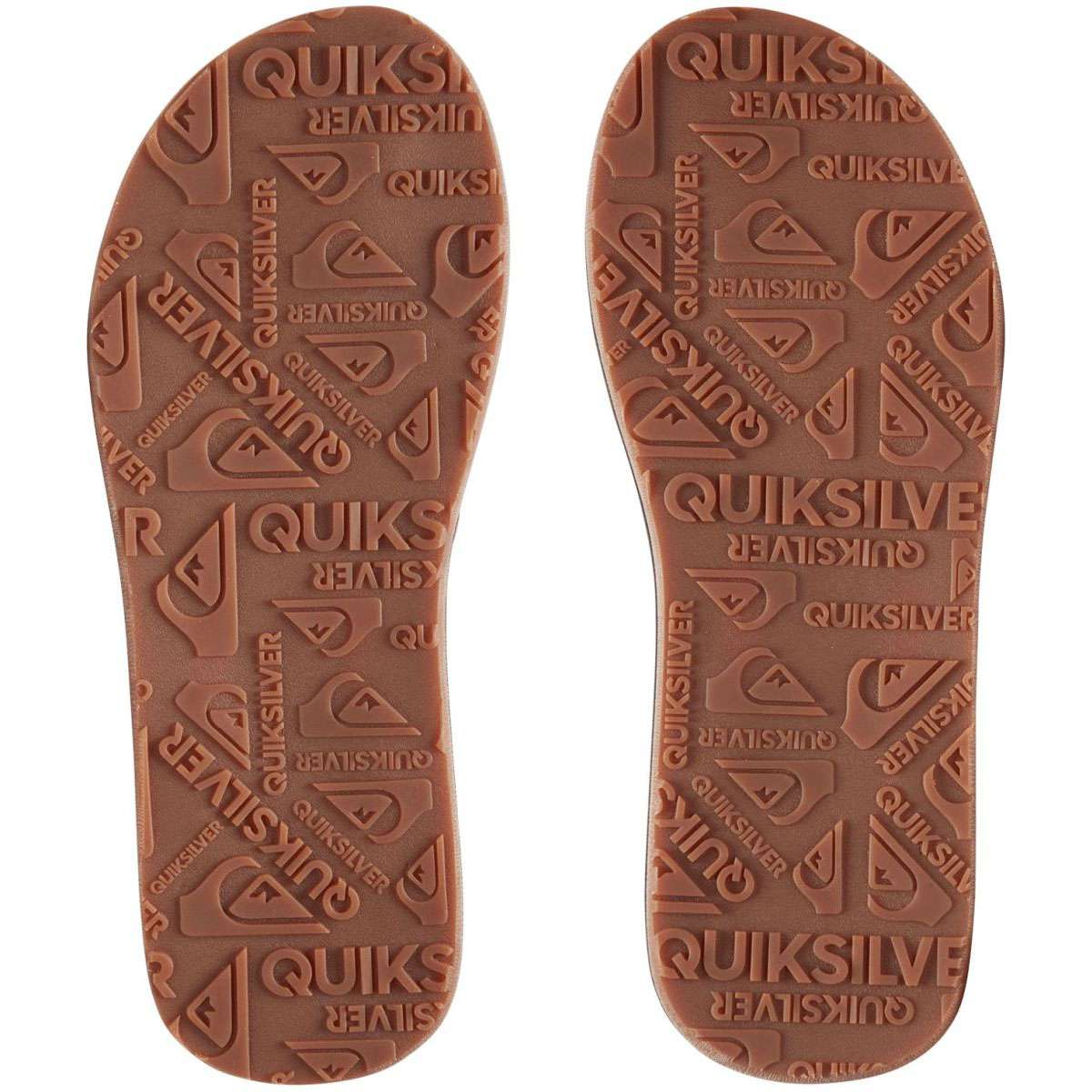 Quiksilver Carver Nubuck Zehenstegsandalen schwarz