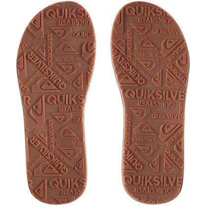 Quiksilver Carver Nubuck Zehenstegsandalen schwarz