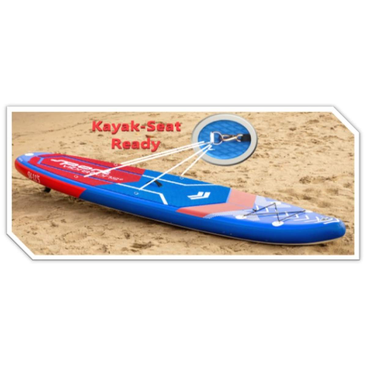 Sport Vibrations 11'5" x 31" Surf Multisport SUP & Windsurf & Wing & Kajak 2025