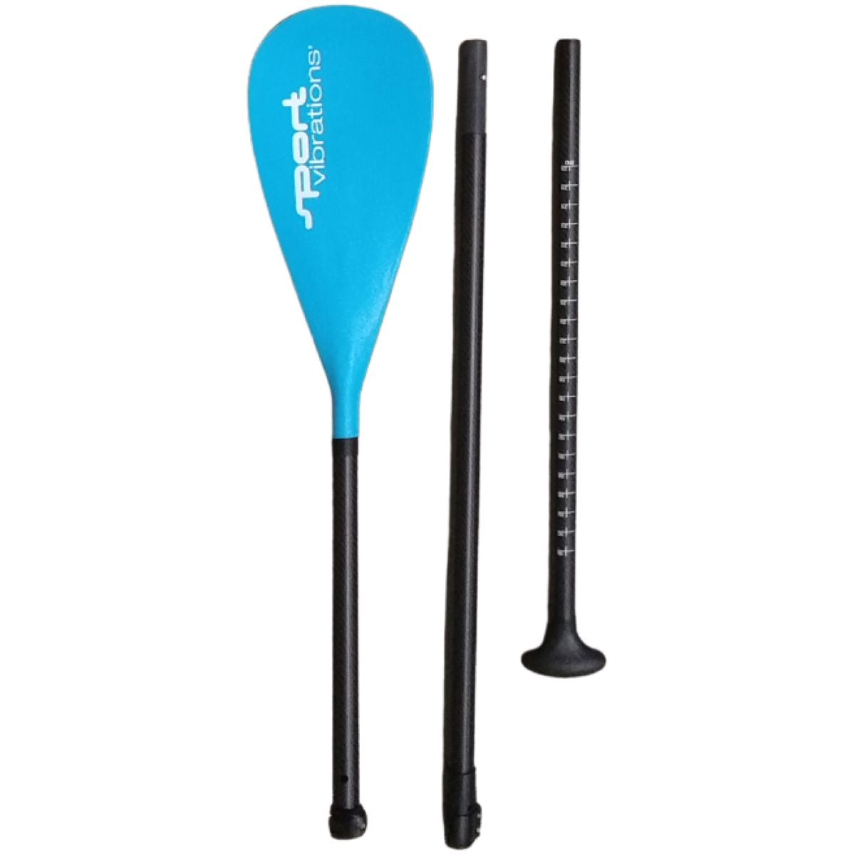 Sport Vibrations 4-teiliges SUP Paddel mit 2. Paddelblatt Kajakpaddel