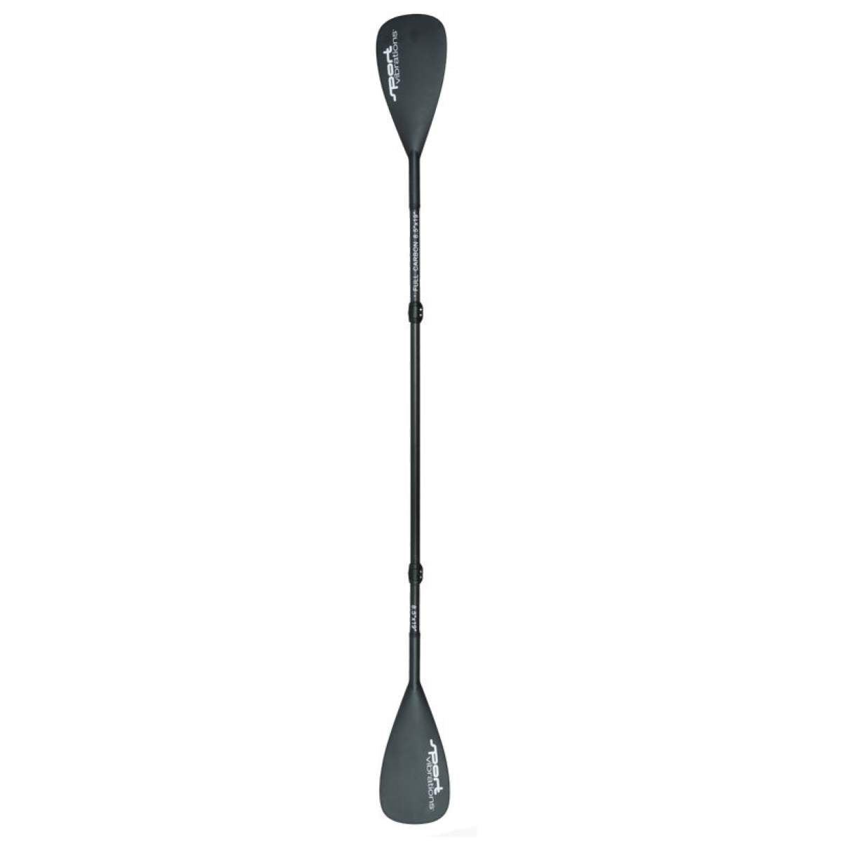 Sport Vibrations Full Carbon Pre-Preg SUP Paddel inkl. 2. Paddelblatt als Kajakpaddel