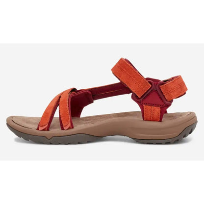 Teva Terra Fi Lite Suede W Damen Leder Sandalen rot