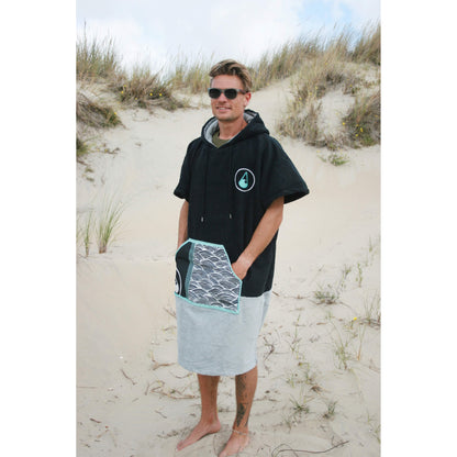 Wave Hawaii AirLite Poncho Moledo XL grau