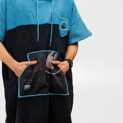 Wave Hawaii Bamboo Poncho Uno XL schwarz