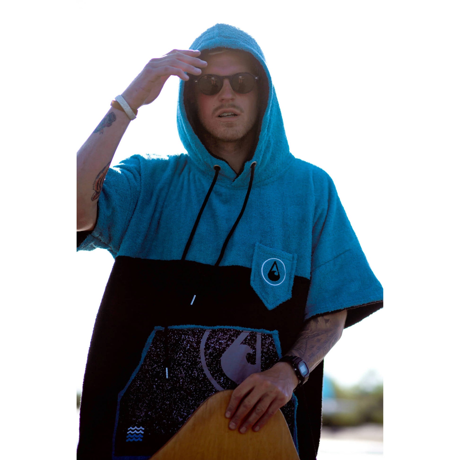 Wave Hawaii Bamboo Poncho Uno XL schwarz