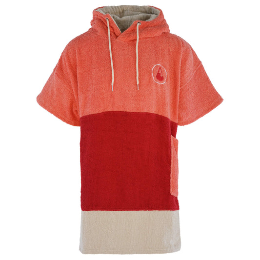 Wave Hawaii Cotton Poncho Seta S rot