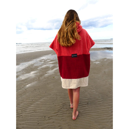 Wave Hawaii Cotton Poncho Seta S rot