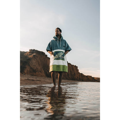 Wave Hawaii Cotton Velours Poncho Curitiba  L beige