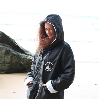 Wave Hawaii Storm Poncho Jety Sherpah oversize L-XXL schwarz