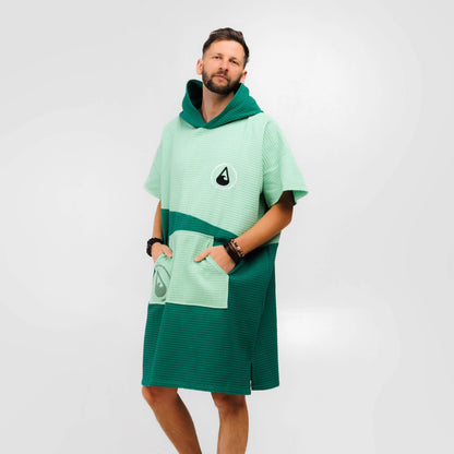 Wave Hawaii Travel Poncho Breese L-XL grün